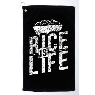 Filipino Gifts Rice Is Life Golf Towel