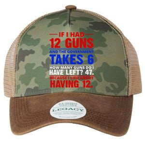 Funny Gun Rights Joke Legacy Tie Dye Trucker Hat