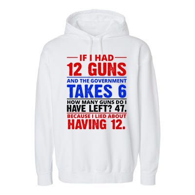 Funny Gun Rights Joke Garment-Dyed Fleece Hoodie