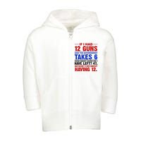 Funny Gun Rights Joke Toddler Zip Fleece Hoodie