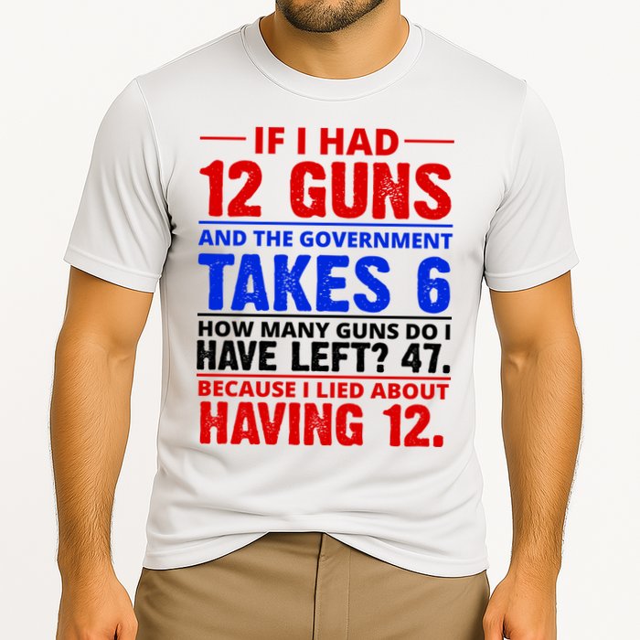 Funny Gun Rights Joke Cooling Performance Crew T-Shirt