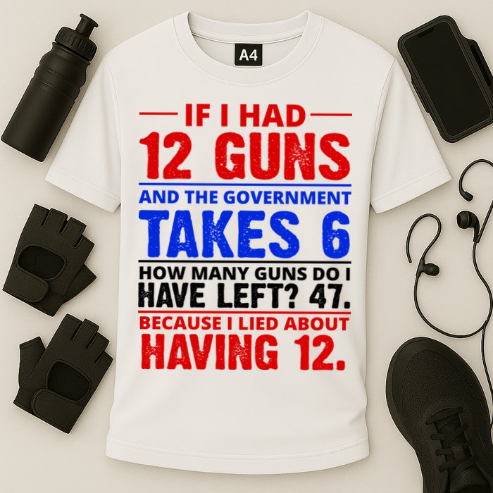 Funny Gun Rights Joke Cooling Performance Crew T-Shirt