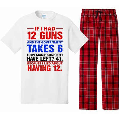 Funny Gun Rights Joke Pajama Set