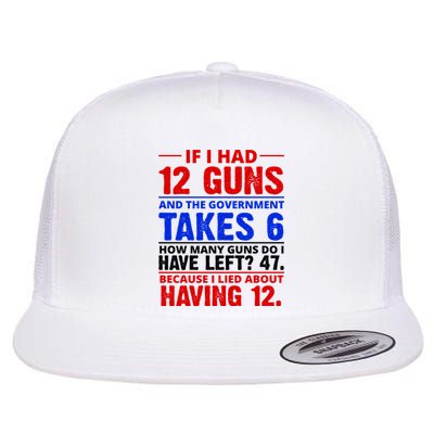 Funny Gun Rights Joke Flat Bill Trucker Hat