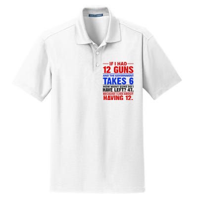 Funny Gun Rights Joke Dry Zone Grid Polo