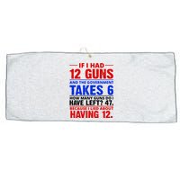 Funny Gun Rights Joke Large Microfiber Waffle Golf Towel