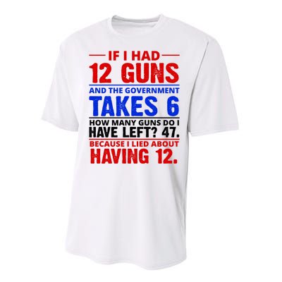 Funny Gun Rights Joke Performance Sprint T-Shirt