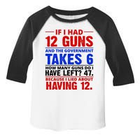 Funny Gun Rights Joke Toddler Fine Jersey T-Shirt