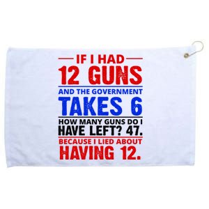 Funny Gun Rights Joke Grommeted Golf Towel