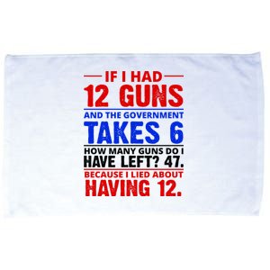 Funny Gun Rights Joke Microfiber Hand Towel