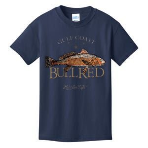 Fishing Gulf Red Drum Redfish Bull Red Kids T-Shirt