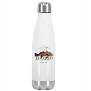 Fishing Gulf Red Drum Redfish Bull Red Stainless Steel Insulated Water Bottle