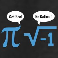 Funny Get Real Be Rational Shirt Pi Math Teacher Geek Garment-Dyed Fleece Hoodie