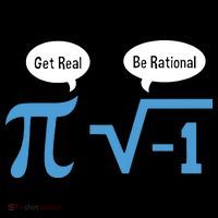 Funny Get Real Be Rational Shirt Pi Math Teacher Geek Impact Tech Backpack