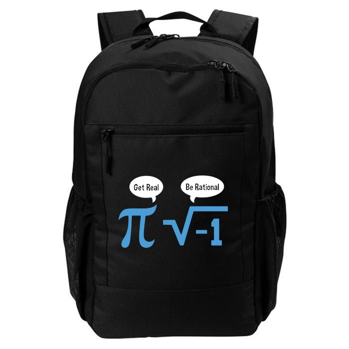 Funny Get Real Be Rational Shirt Pi Math Teacher Geek Daily Commute Backpack