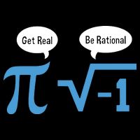 Funny Get Real Be Rational Shirt Pi Math Teacher Geek Daily Commute Backpack