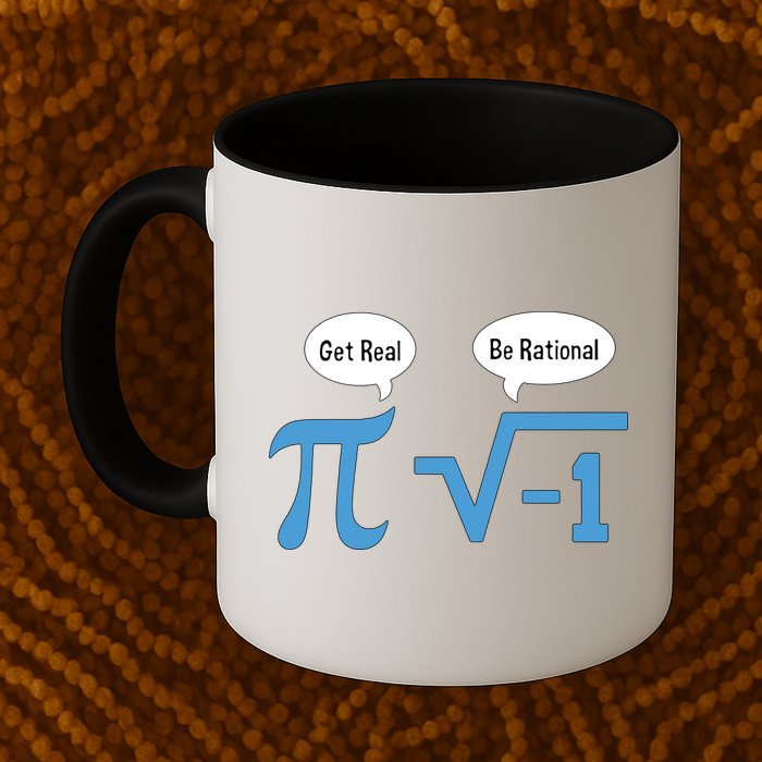 Funny Get Real Be Rational Shirt Pi Math Teacher Geek Mug