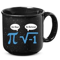 Funny Get Real Be Rational Shirt Pi Math Teacher Geek 15oz Campfire Ceramic Mug