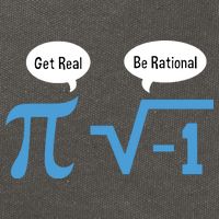 Funny Get Real Be Rational Shirt Pi Math Teacher Geek Cotton Canvas Backpack