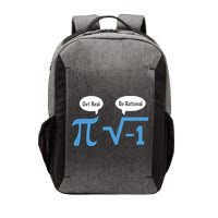 Funny Get Real Be Rational Shirt Pi Math Teacher Geek Vector Backpack