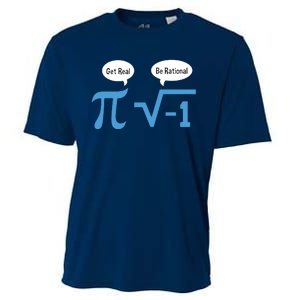 Funny Get Real Be Rational Shirt Pi Math Teacher Geek Cooling Performance Crew T-Shirt