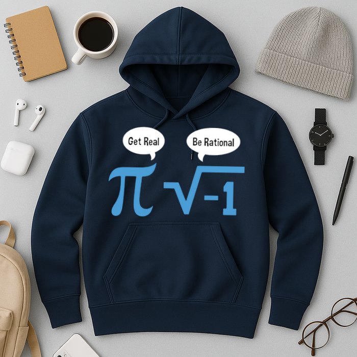 Funny Get Real Be Rational Shirt Pi Math Teacher Geek Hoodie