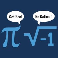 Funny Get Real Be Rational Shirt Pi Math Teacher Geek Full-Length Apron With Pockets