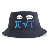 Funny Get Real Be Rational Shirt Pi Math Teacher Geek Sustainable Bucket Hat