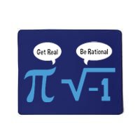 Funny Get Real Be Rational Shirt Pi Math Teacher Geek Mousepad