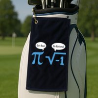 Funny Get Real Be Rational Shirt Pi Math Teacher Geek Golf Towel