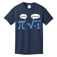 Funny Get Real Be Rational Shirt Pi Math Teacher Geek Kids T-Shirt