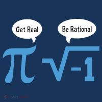 Funny Get Real Be Rational Shirt Pi Math Teacher Geek Zip Tote Bag