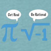 Funny Get Real Be Rational Shirt Pi Math Teacher Geek Sueded Cloud Jersey T-Shirt