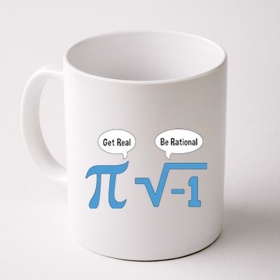 Funny Get Real Be Rational Shirt Pi Math Teacher Geek Coffee Mug