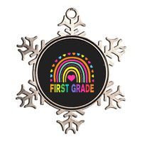 First Grade Rainbow Teacher Team 1st Grade Squad Metallic Star Ornament