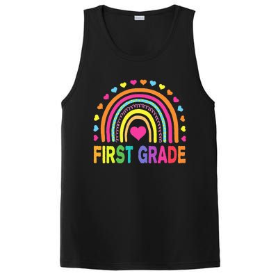 First Grade Rainbow Teacher Team 1st Grade Squad PosiCharge Competitor Tank