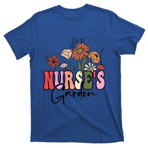 Flowers Groovy Retro Nurses Garden Meaningful Gift T-Shirt