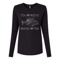 Fishing Gulf Red Drum Redfish Bull Red Womens Cotton Relaxed Long Sleeve T-Shirt