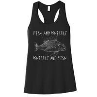 Fishing Gulf Red Drum Redfish Bull Red Women's Racerback Tank