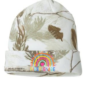 First Grade Rainbow Girl Boy Teacher Team 1st Grade Squad Kati Licensed 12" Camo Beanie