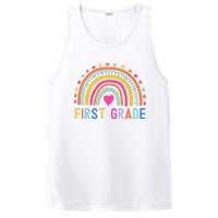 First Grade Rainbow Girl Boy Teacher Team 1st Grade Squad PosiCharge Competitor Tank