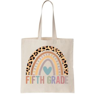 Fifth Grade Rainbow Girl Boy Teacher Team 5th Grade Squad Tote Bag