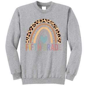 Fifth Grade Rainbow Girl Boy Teacher Team 5th Grade Squad Tall Sweatshirt