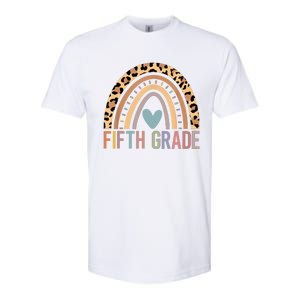 Fifth Grade Rainbow Girl Boy Teacher Team 5th Grade Squad Softstyle CVC T-Shirt