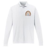 Fifth Grade Rainbow Girl Boy Teacher Team 5th Grade Squad Performance Long Sleeve Polo