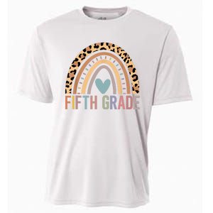 Fifth Grade Rainbow Girl Boy Teacher Team 5th Grade Squad Cooling Performance Crew T-Shirt