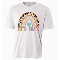 Fifth Grade Rainbow Girl Boy Teacher Team 5th Grade Squad Cooling Performance Crew T-Shirt