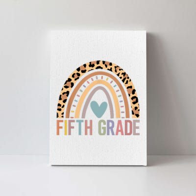 Fifth Grade Rainbow Girl Boy Teacher Team 5th Grade Squad Canvas