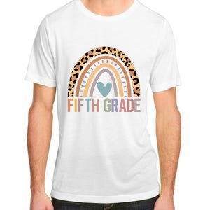 Fifth Grade Rainbow Girl Boy Teacher Team 5th Grade Squad Adult ChromaSoft Performance T-Shirt