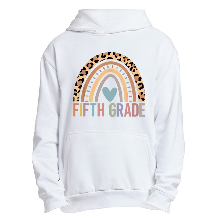 Fifth Grade Rainbow Girl Boy Teacher Team 5th Grade Squad Urban Pullover Hoodie